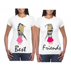 Camiseta estampada Best Friends