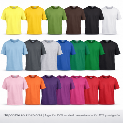 Camisetas en algodon suavisado