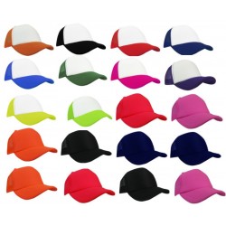 Gorras Bicolor  estampada o bordada